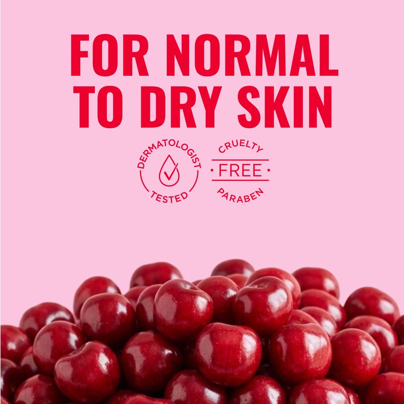 Jergens Original Scent Body Lotion - Cherry Almond Moisturizer for Dry Skin