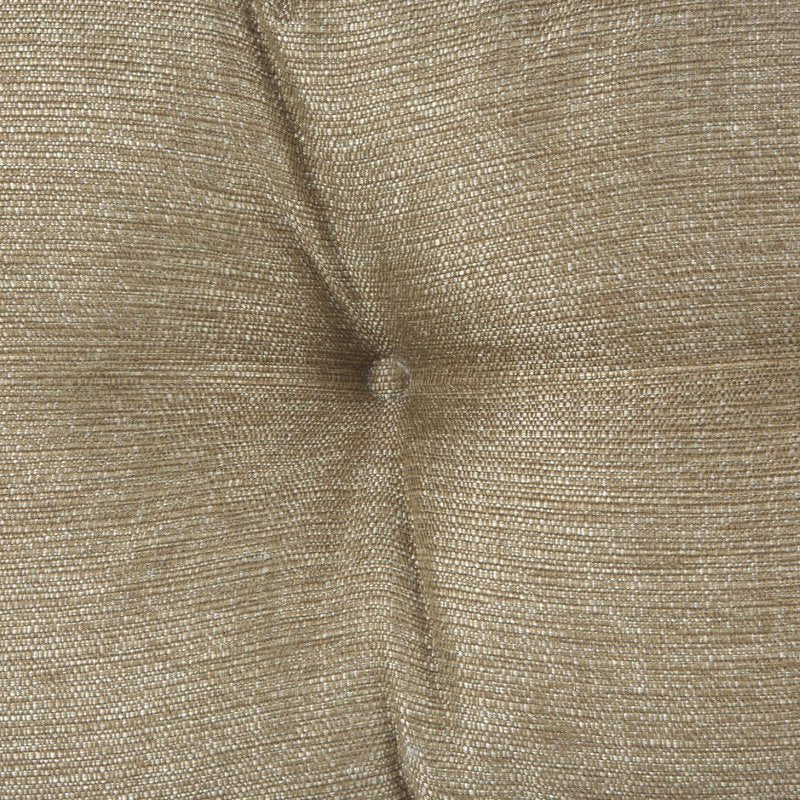 Non-Slip Tufted Omega Bench Cushion - 30" x 14" x 3" - Gold