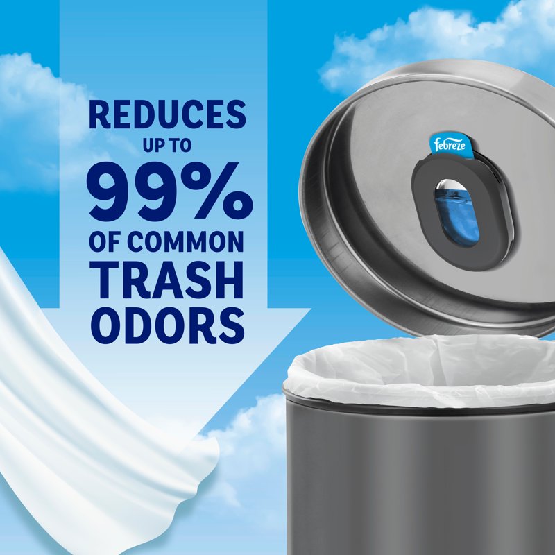 Trash Can Air Freshener - Linen & Sky Scent, 2 Refills
