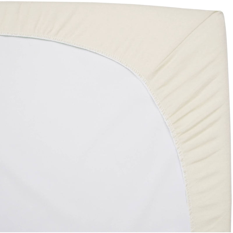 Ecru Fitted Cotton Pack and Play Sheets 39 x 27 Inches for Baby & Toddler