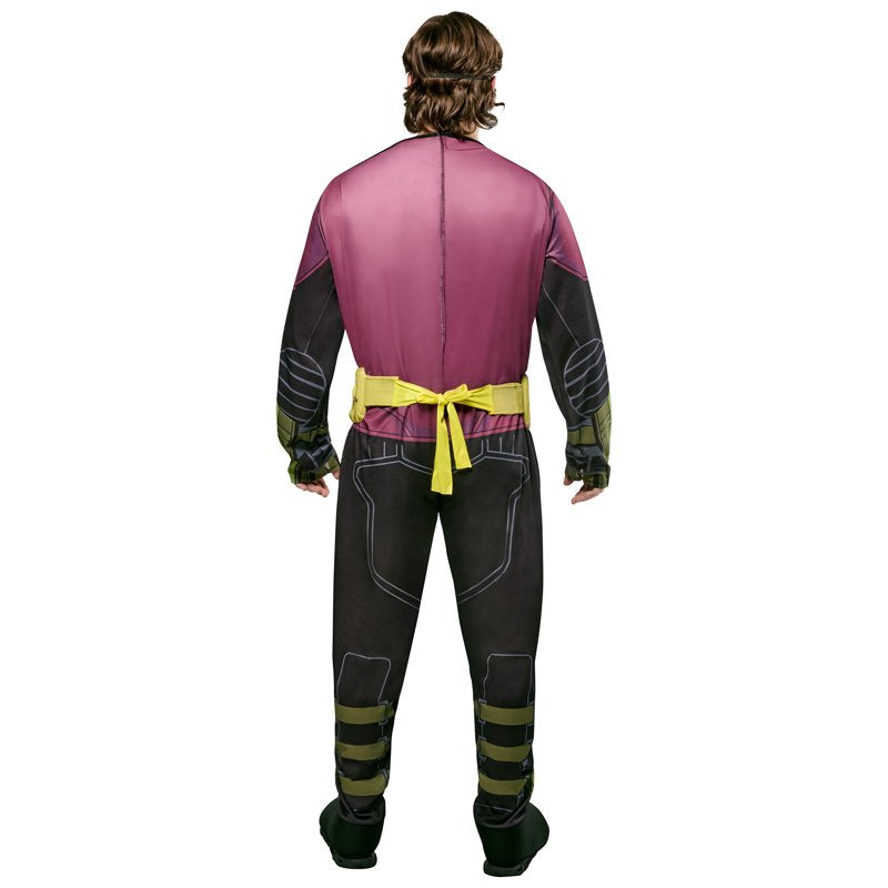 Men's Arkham Robin Muscle Chest Costume Adult with Mask & Cape Variation Polyester 44-46"