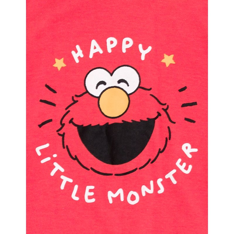 Elmo Hooded Cosplay Romper for Babies and Kids - Red, 12 Months
