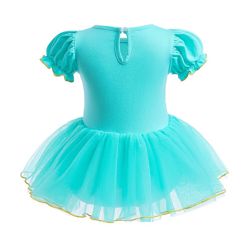 Green Princess Baby Dress Up Romper & Headband Set for 9-12 Months