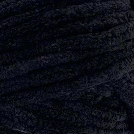 Super Bulky Black Chenille Yarn 220 yd for Knitting & Crocheting - Single