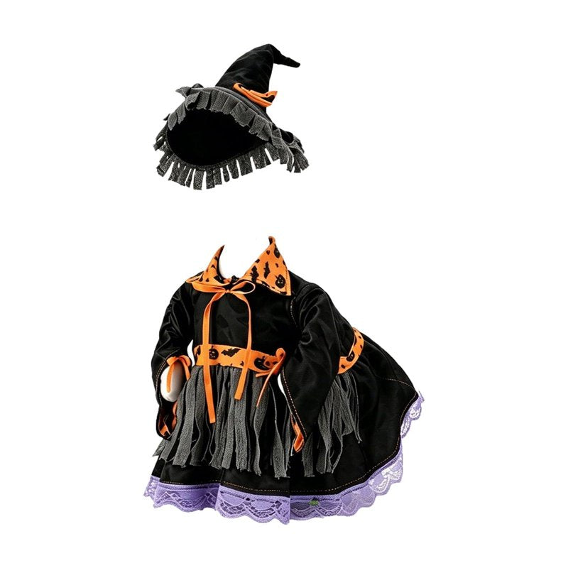 Wizard Witch Halloween Goose Costume for 23In Cement or Plastic Geese - Variation H
