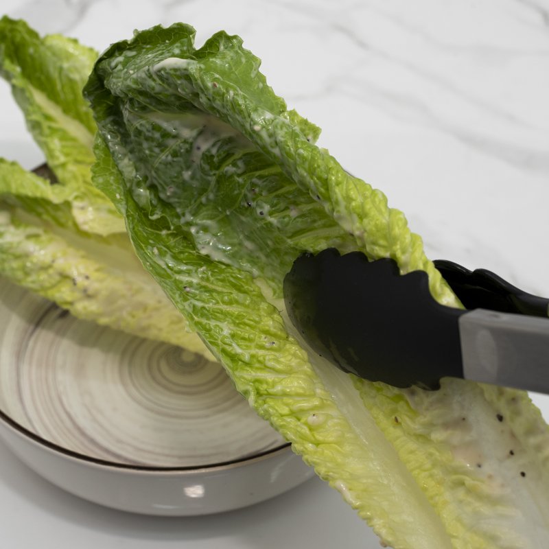 13 Inch Stainless Steel Dripless Kitchen Tongs with Silicone Grip