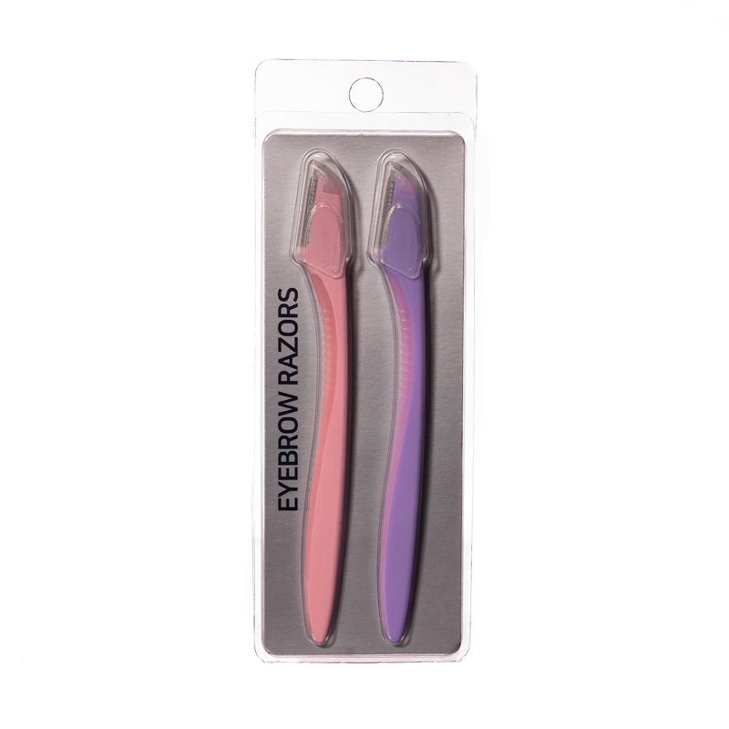 Eyebrow Facial Razors - 2 Pack, Stainless Steel Blades
