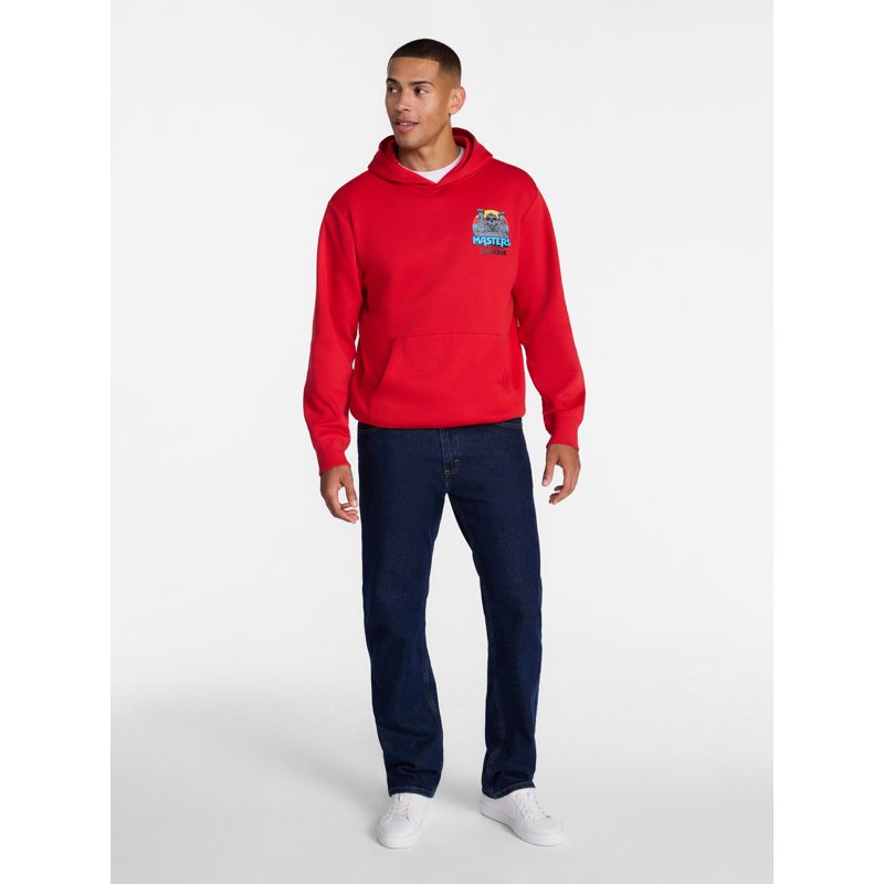 Men's Castle Grayskull Graphic Hoodie - Red, M - Masters of the Universe