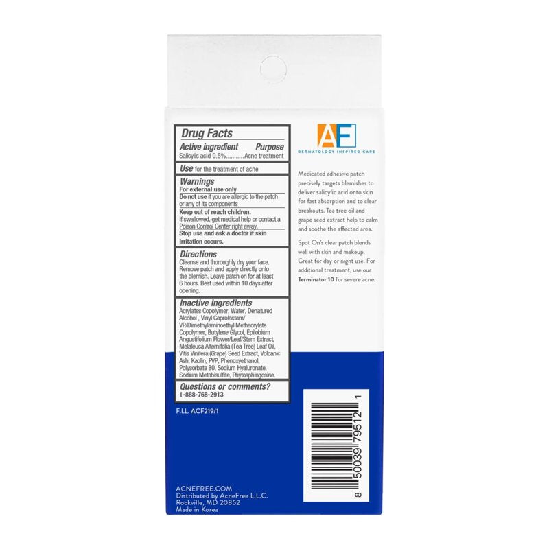Salicylic Acid Acne Pimple Patch Treatment - 36 Count