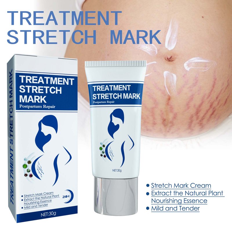 Stretch Mark Cream for Pregnancy & Postpartum - Skin Firming Lotion, 1.05 oz