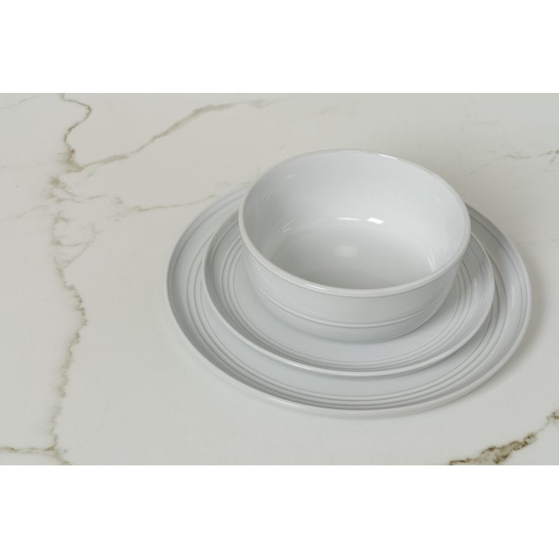 Round Cereal Bowl Set - 6.25" 24 oz - White, Set of 6