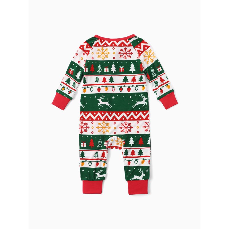 Baby Christmas Pajamas Footless Sleeper - Red 0-3 Months Variation 13#Red-Christmas