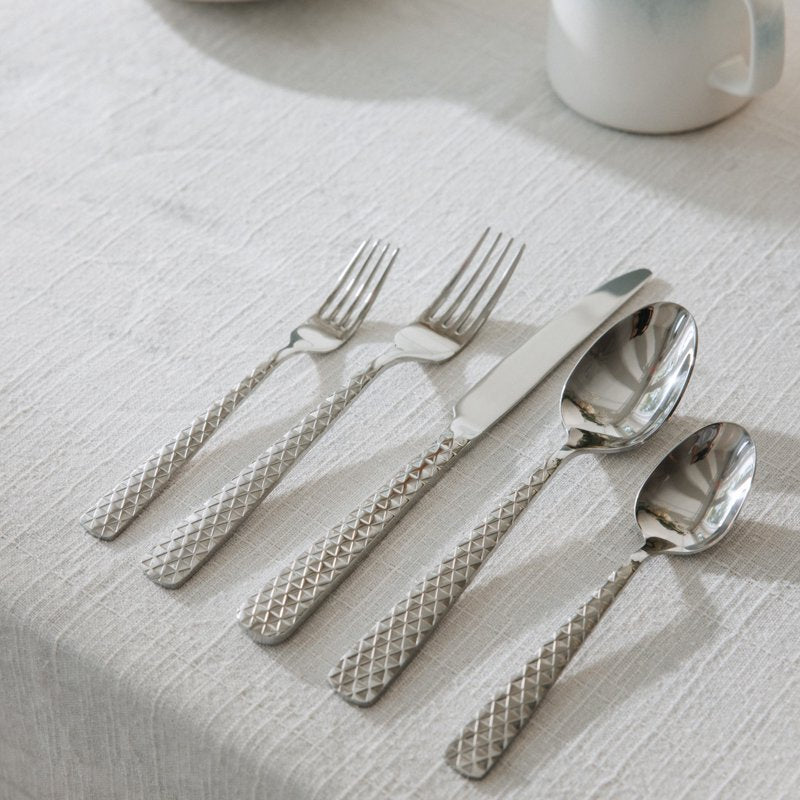 20-Piece Stainless Steel Flatware Set for 4 - 3 Pack