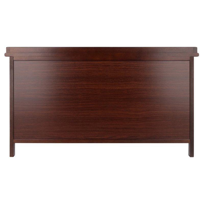 Adriana Storage Bench with 3 Drawers - Walnut Finish