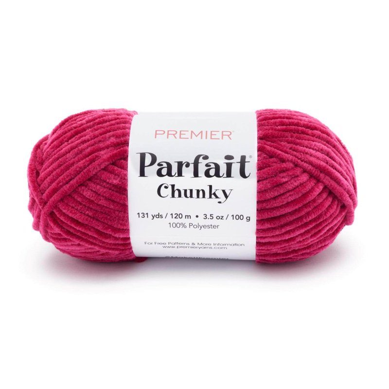 Parfait Chunky Chenille Yarn - Key Lime, 1150-49, Soft & Washable