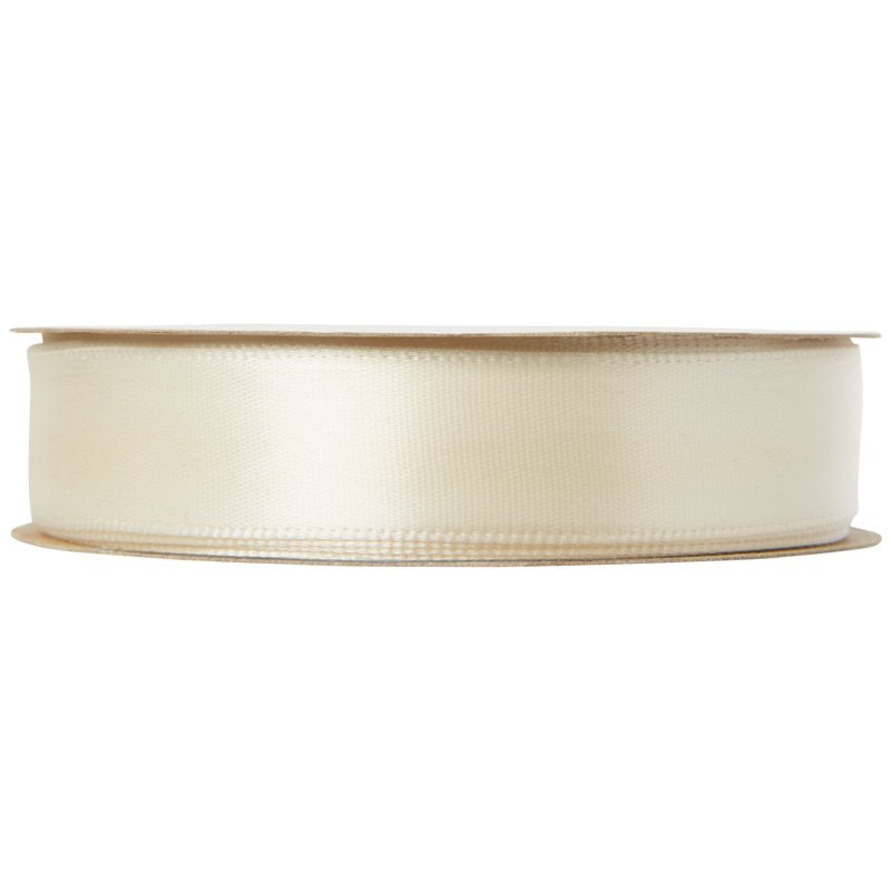 Antique White Satin Ribbon 5/8 Inch x 18 Feet - 4 Pack - Polyester Craft Trim