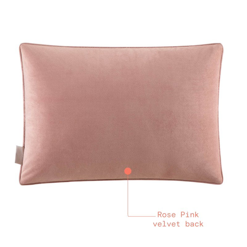 Decorative Needlepoint Lumbar Pillow 14x20 Inches - Home Sentiment
