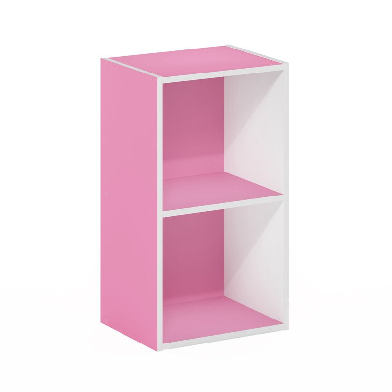 Open Shelf Bookcase - 2-Tier Blackwood Storage Unit
