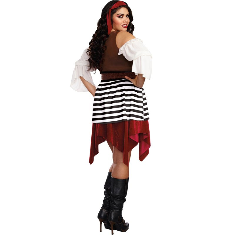 Women’s 3X High Seas Beauty Pirate Costume - Plus Size Halloween Dress