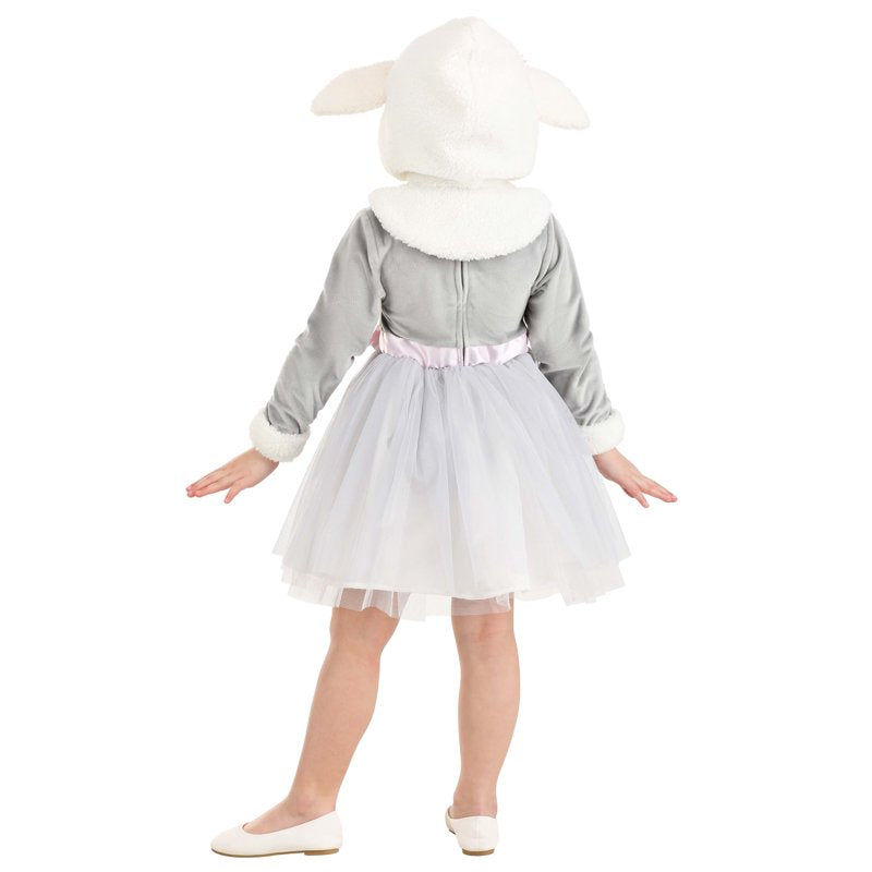 Toddler Sheep Costume for Kids - Halloween Dress Up Outfit - 2T & 4T