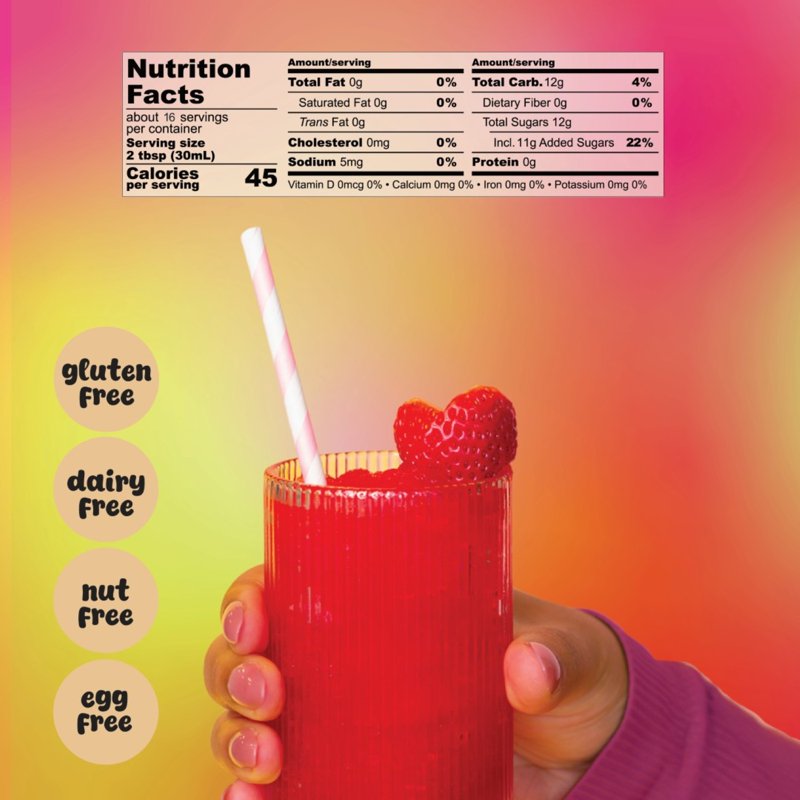 Tiger's Blood Slushie Mix - Hawaiian Shaved Ice 16 Fl Oz