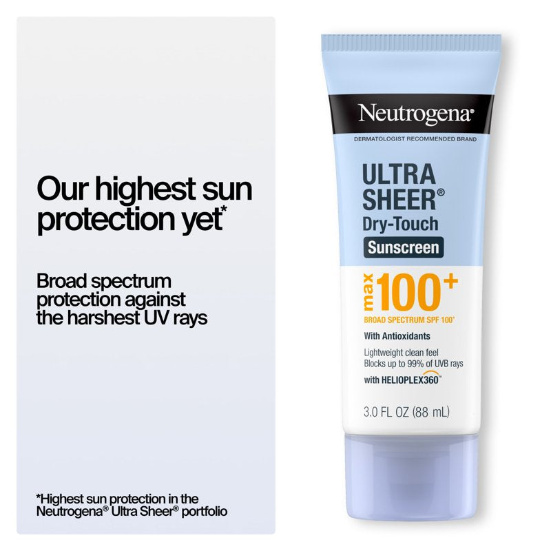 Ultra Sheer Dry-Touch SPF 100 Sunscreen Lotion - 3 fl oz