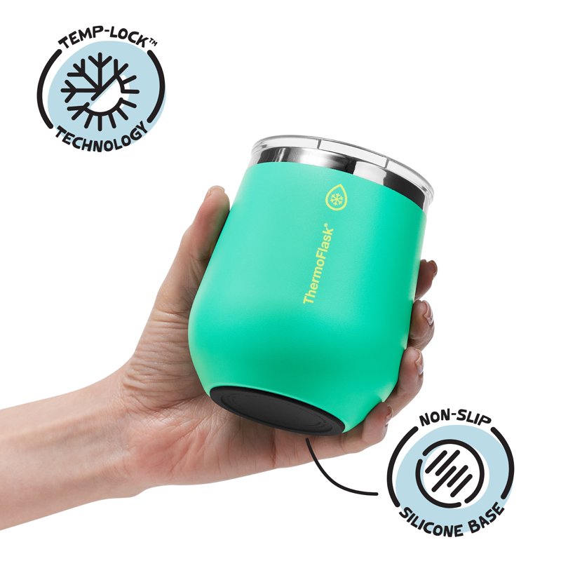 12oz Stainless Steel Wine Tumbler - Screamin' Green
