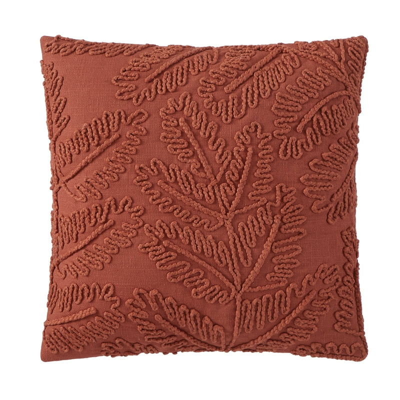 2 Pack Decorative Throw Pillows - Red Canyon Fern 18x18 Inches
