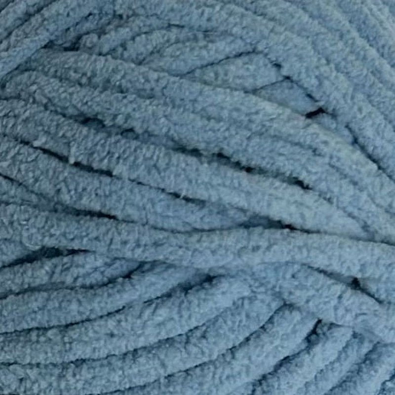 Faded Denim Cozy Chenille Yarn - Super Bulky, 220 yd, 100% Polyester