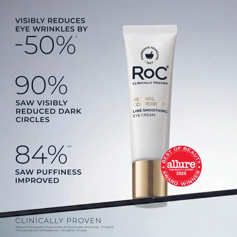 Retinol Eye Cream for Wrinkles, Dark Circles & Puffiness, 0.5 fl oz