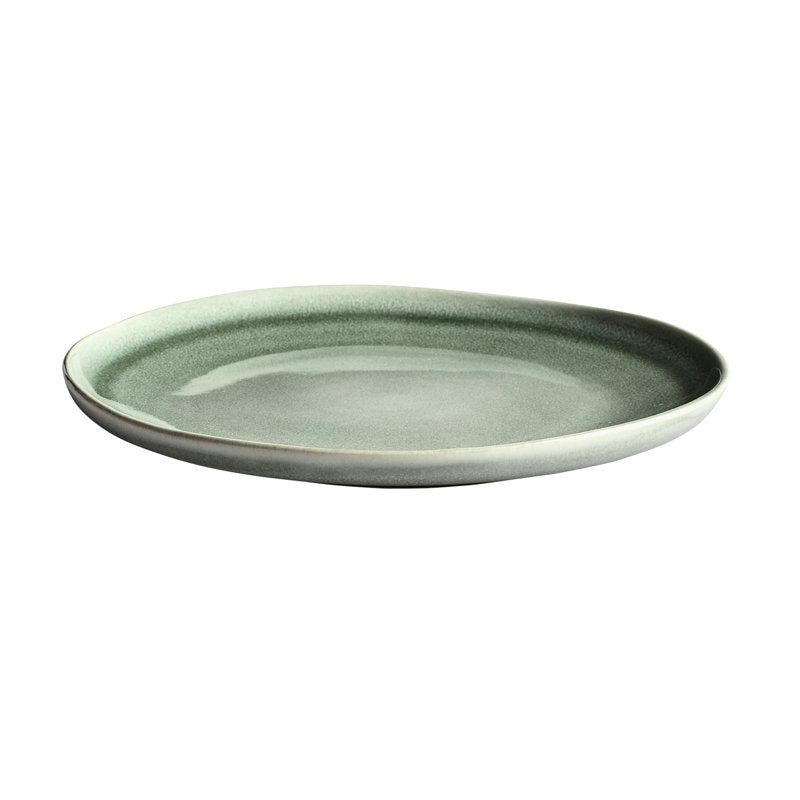 Brooks Stoneware Dinner Plate - 10.25 Inch, Green