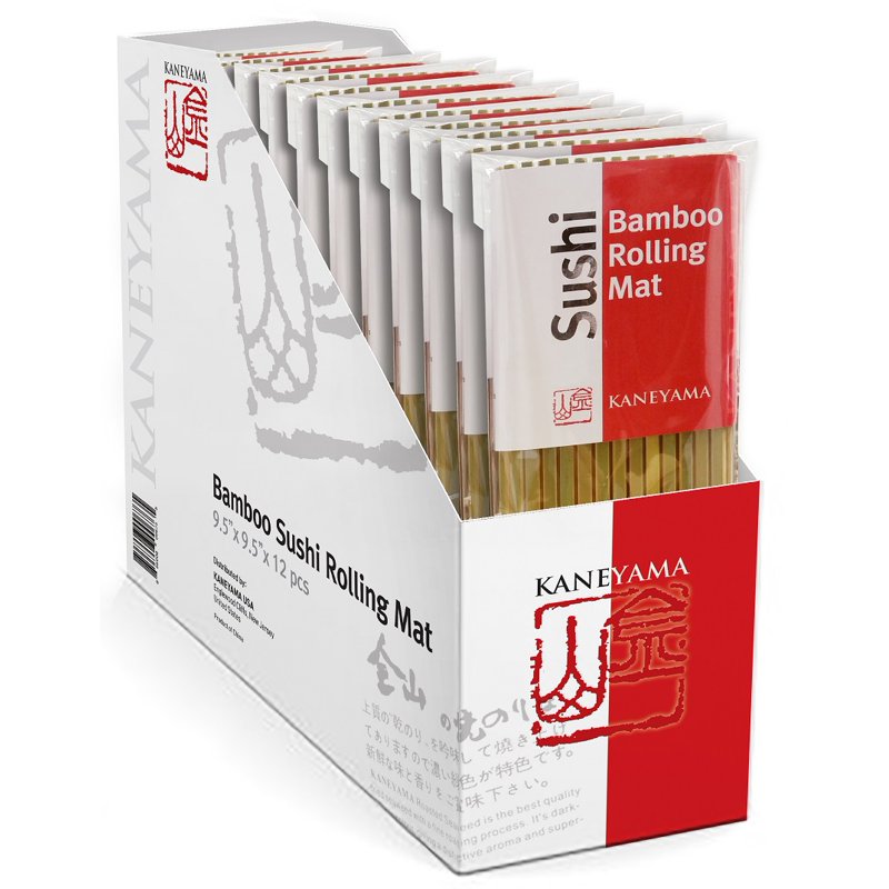 Bamboo Sushi Mat Rolling Mats - 3 Pack