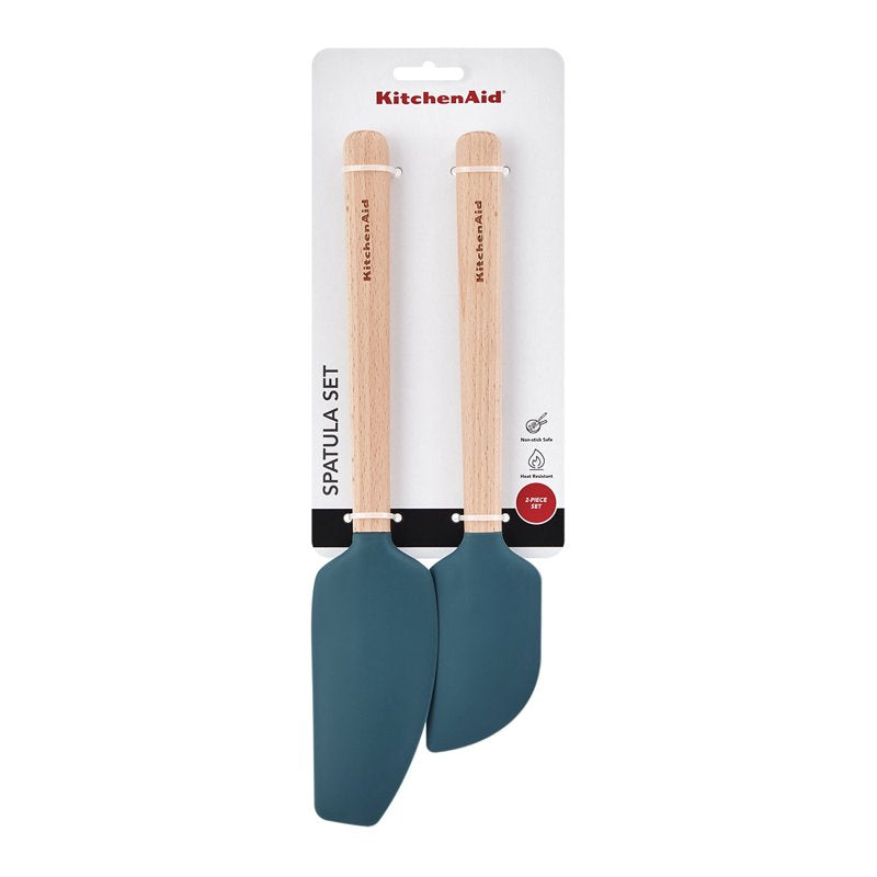 Silicone Mixing Spatula & Scraper Set - Agave Color