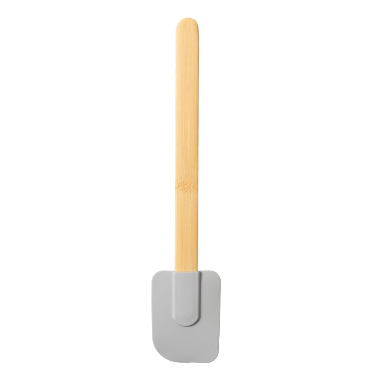 Colorful Silicone Spatula Set with Bamboo Handles - 4 Piece