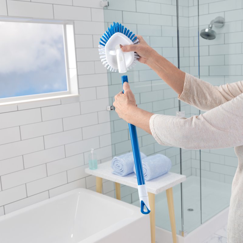Clorox Tub & Tile Brush Replacement Head - Antimicrobial Scrubber Attachment