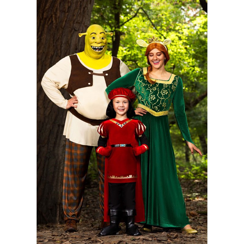 Men's Plus Size Shrek Costume 2X Movie Fancy Dress for Adults