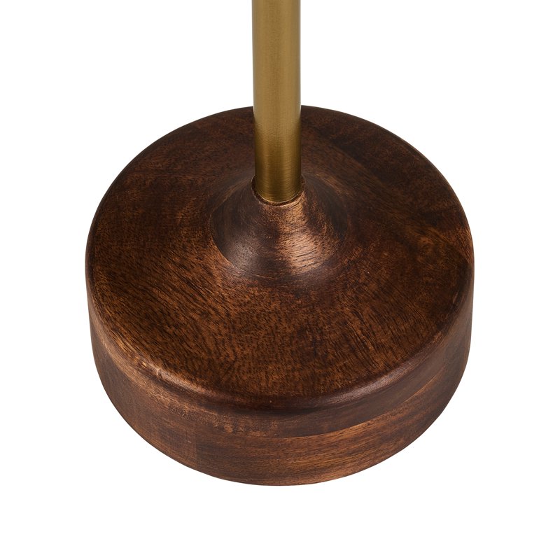 Aster Drink Table with Marble Top and Brass Stand