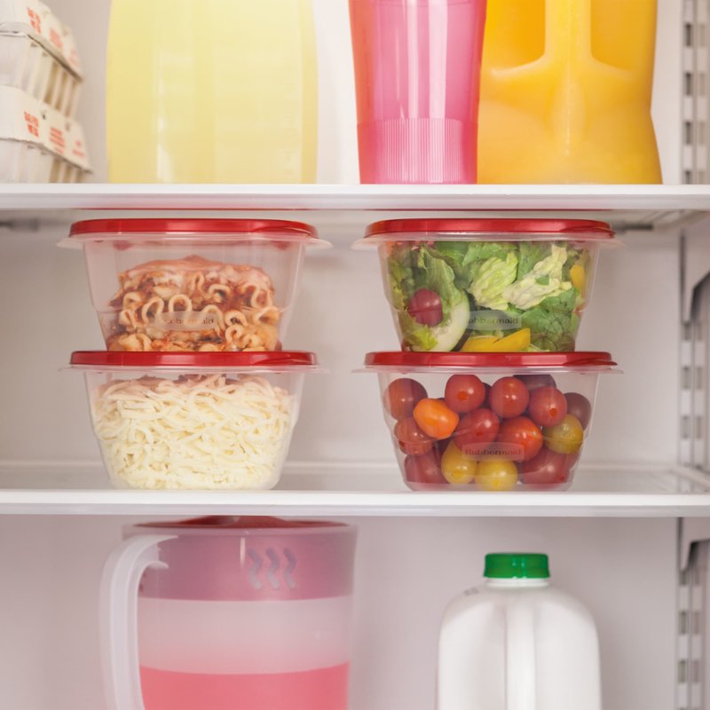Rubbermaid TakeAlongs 6-Pack Deep Square Food Storage Containers