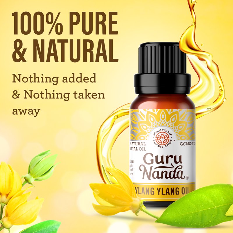 Pure Ylang Ylang Essential Oil - 10ml Natural Aromatherapy & Diffuser Oil