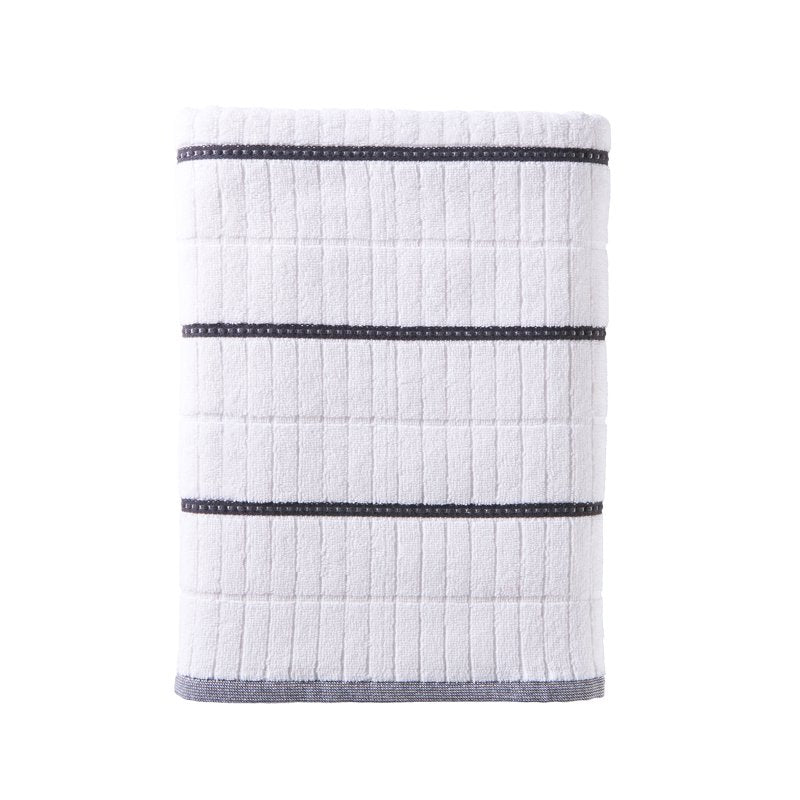 Better Homes & Gardens Textured Cotton Towel Set - Grey Shadow, 4-Piece