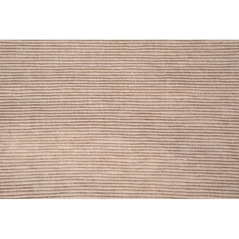 Ribbed Chambray Table Runner - Tan, 13x72 in Cotton Blend