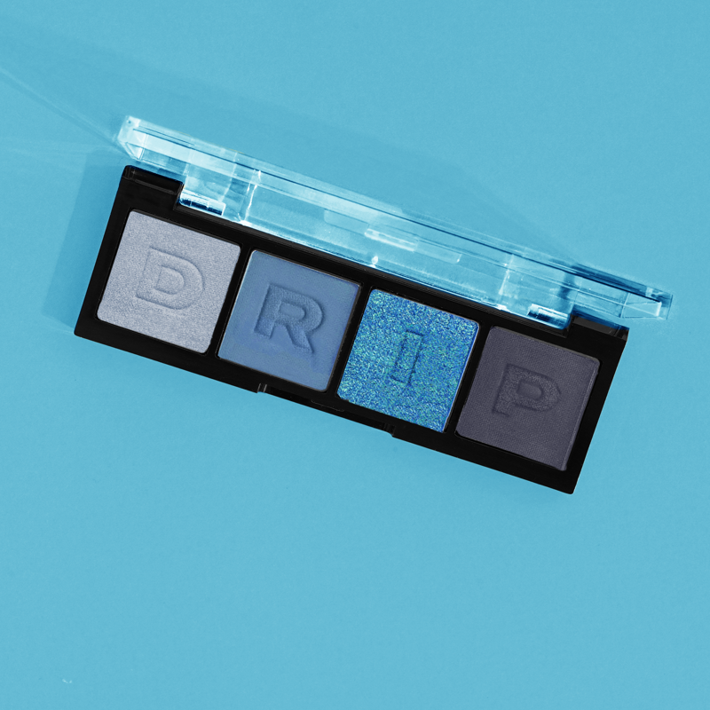Monochromatic Eyeshadow Palette - 4 Bold Shades
