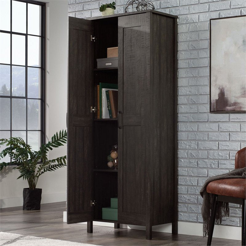 Two-Door Storage Cabinet with Adjustable Shelves - Blade Walnut