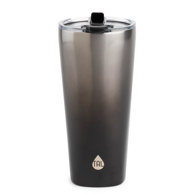 Stainless Steel Tumbler 25 oz - Black Ombre, 4 Pack