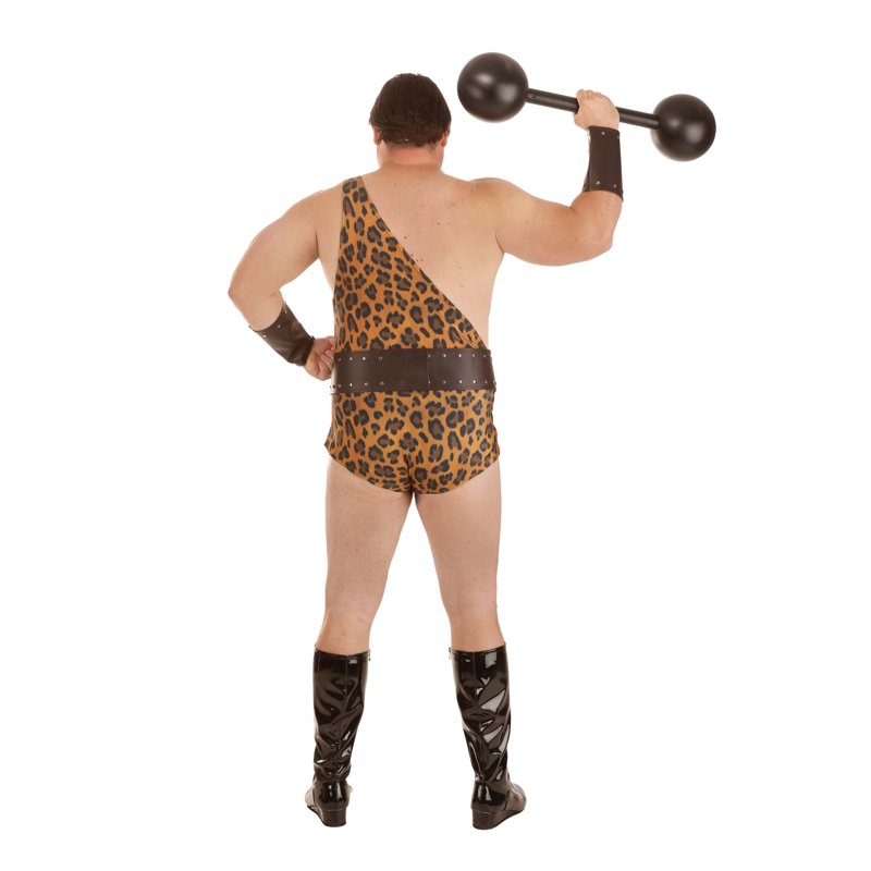 Men's Plus Size Dark Strongman Costume 3X - Circus Strength Themed Outfit