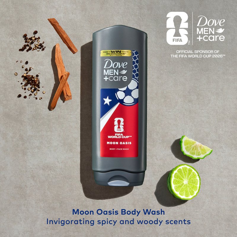 Men's Body & Face Wash - Moon Oasis for Hydrated Skin, 18 fl oz