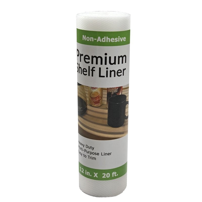 Non-Adhesive Shelf Liner - Clear 12 in. x 20 ft.