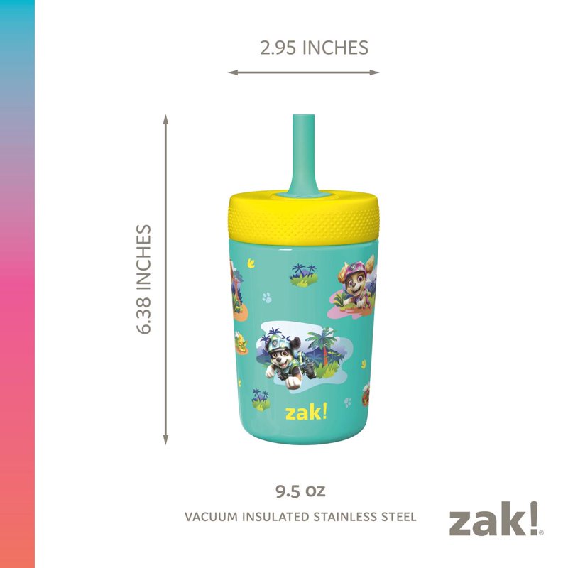 Stainless Steel Paw Patrol 9.5oz Tumbler with Spill-Proof Lid - Teal
