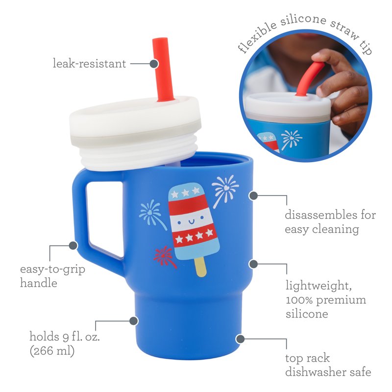My 1st Tumbler Toddler Training Cup with Straw - Popsicle