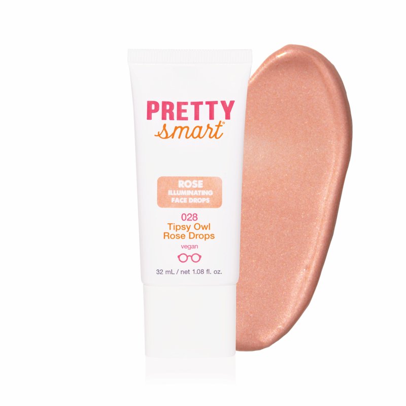 Tipsy Owl Illuminating Drops Duo - Rose & Gold Face Highlighter Set